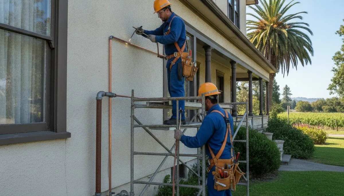 Plumbing repair service in Sacramento, CA for residential and commercial pipes, leaks, and fixtures