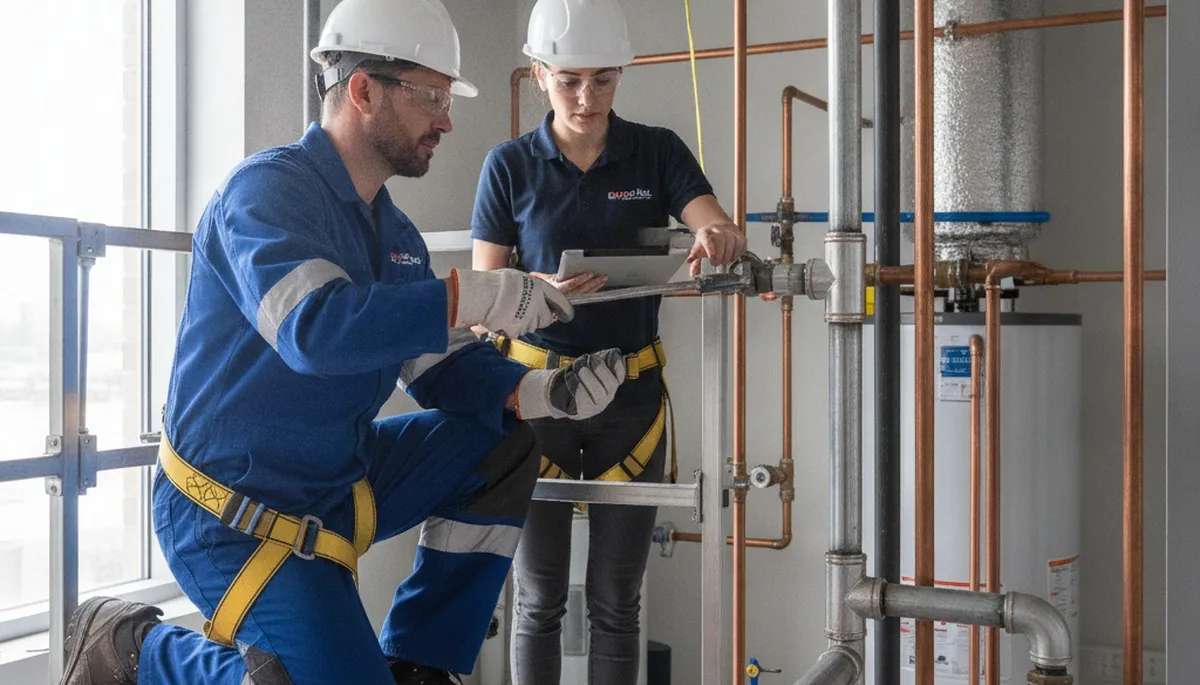 Sacramento, CA plumber repairing residential pipes for fast, reliable home plumbing service