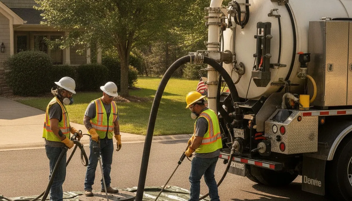 Sacramento, CA septic tank cleaning service by On Call Plumbers for reliable residential maintenance